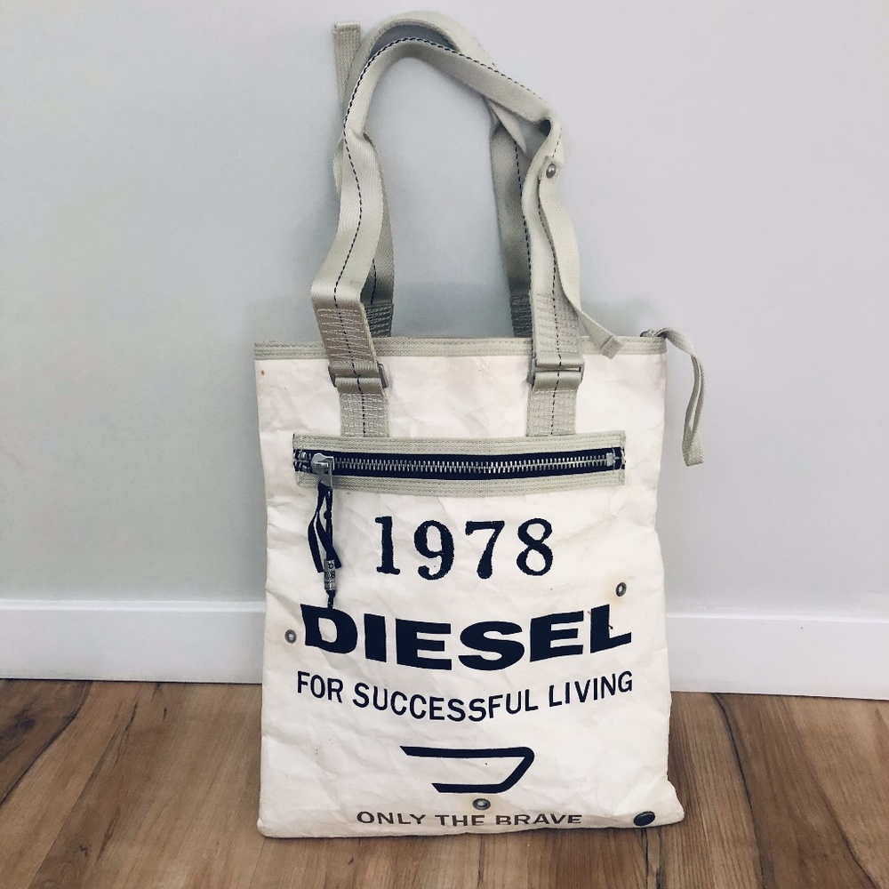 DIESEL tote bag made out of paper